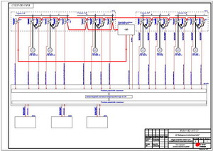 Схема структурная комплекса технических средств автоматизированной системы плавного пуска