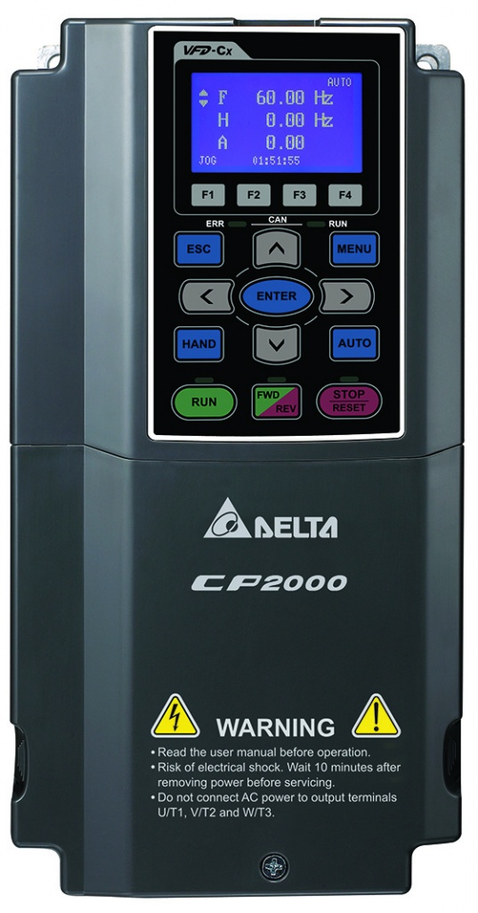 Преобразователь частоты Delta Electronics. VFD-CP типоразмер A.